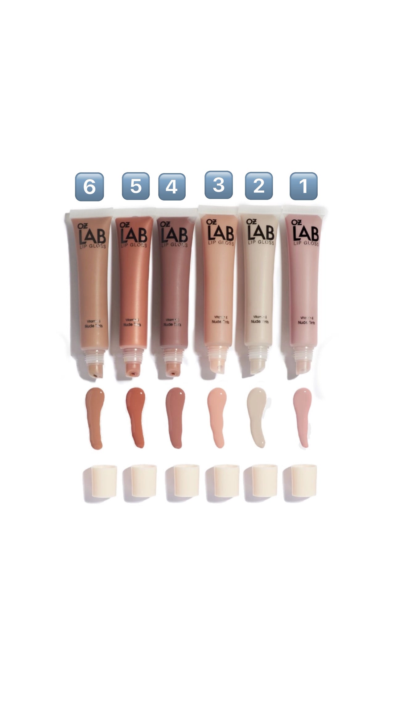 Oz Lab Nude Tinted Lip Gloss With Vitamin E