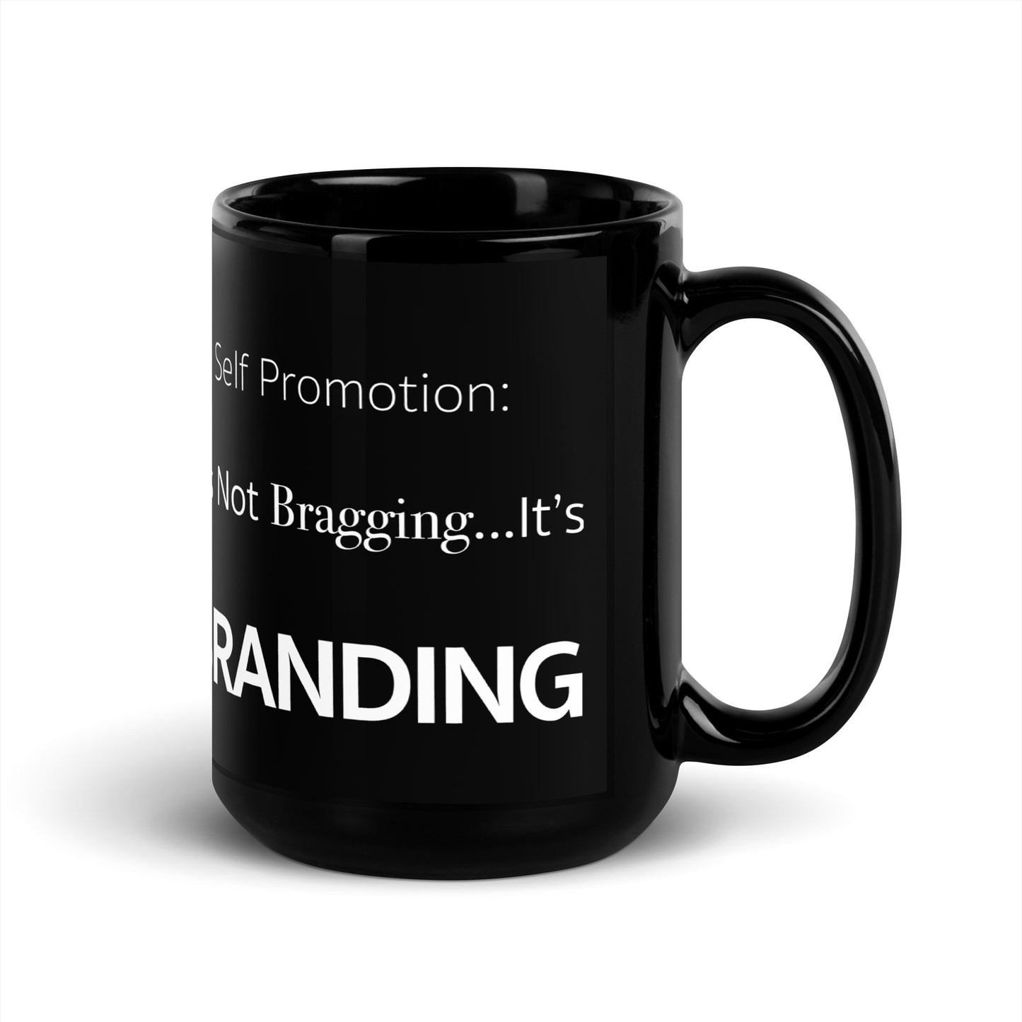 Black Glossy Mug