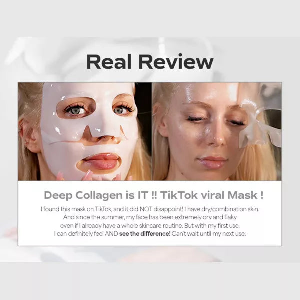 SUNGBOON EDITOR Korean Skincare Deep Collagen Power Boosting Facial Mask for Firming and Restoring Skin